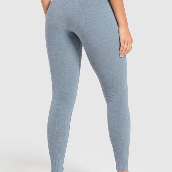 BNWT GYMSHARK 3 PCS Luxe Seamless Leggings ZIp Up Jacket & Sports Bra XS S - Picture 6 of 16